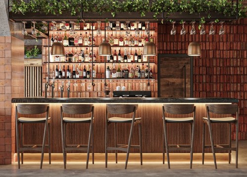 bar and cafe interior designer in Delhi